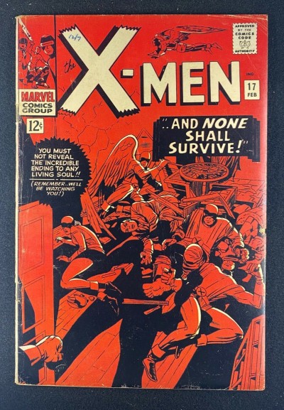 X-Men (1963) #17 VG (4.0) Magneto Cameo Jack Kirby