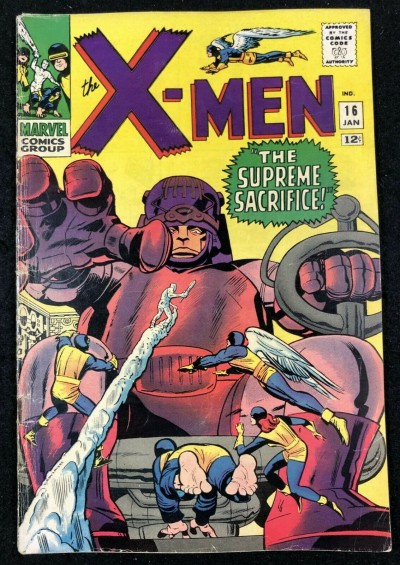 X-Men (1963) #16 VG (4.0) vs Sentinels 