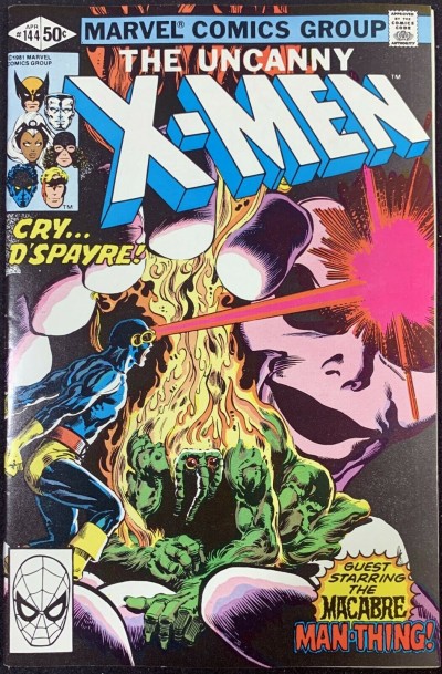 X-Men (1963) #144 VF- (7.5) Man-Thing Cover App
