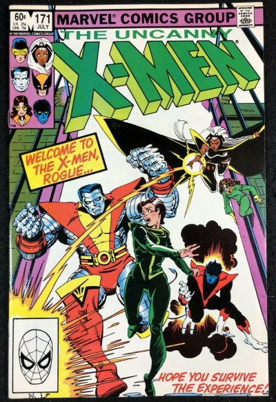 X-Men (1963) #171 VF+ (8.5) Rogue Joins X-Men Team