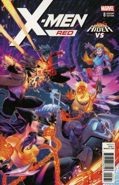 X-Men: Red (2018) #8 VF/NM Cosmic Ghost Rider Vs. Variant Cover