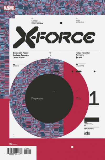 X-Force (2019) #1 VF/NM Tom Muller 1:10 Design Variant Cover