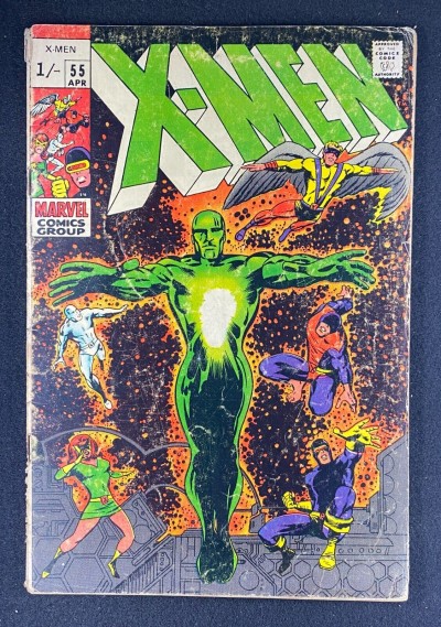 X-Men (1963) #55 GD (2.0) UK Edition Barry Smith Cover Origin Angel