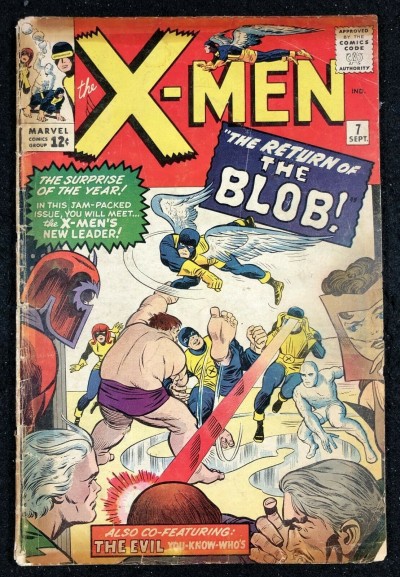 X-Men (1963) #7 FR (1.0) Blob Quicksilver Scarlet Witch Magneto appearances