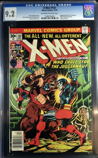 X-Men (1963) #102 CGC 9.2 origin Storm classic Juggernaut battle (1099756009)