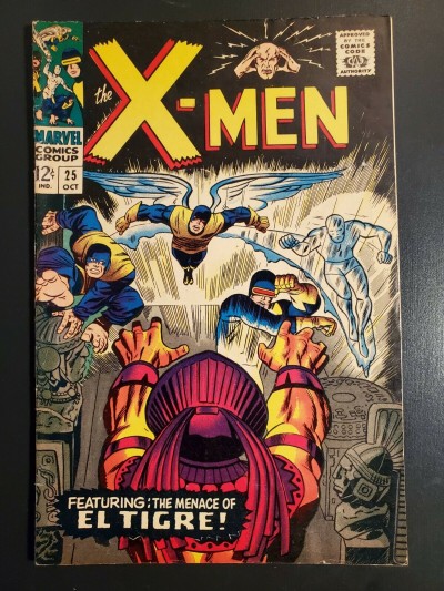 X-Men (1966) #25 FN+ (6.5) Featuring the menace of El Tigre |