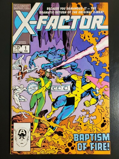 X-FACTOR 1 (1985)NM (9.4) 1st X-Factor/Rusty Collins/Cameron Hodge |