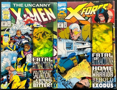 X-Men Fatal Attraction (1993) complete 6 issue set 25 71 92 304 Wolverine 75