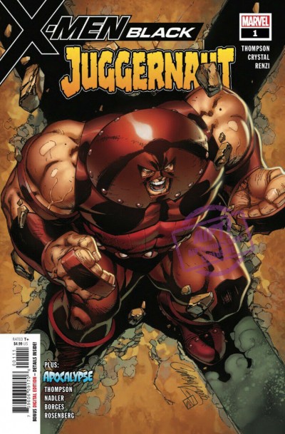 X-men: Black - Juggernaut (2018) #1 VF/NM J. Scott Campbell  Regular Cover
