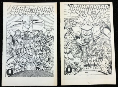 Youngblood Ashcan (1991) #1 VF (8.0) 2 different copies