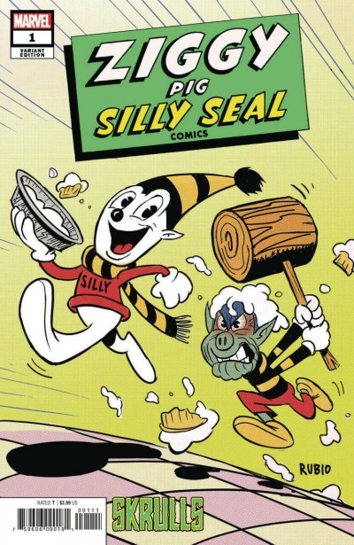 Ziggy Pig: Silly Seal Comics (2019) #1 VF/NM Meet the Skrulls Variant Cover