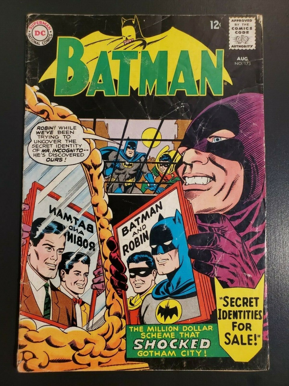 Batman #173 (1965) DC Comics VG Infantino Sheldon Moldoff|