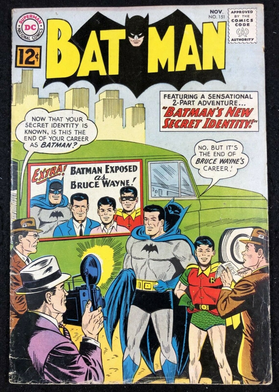 Batman (1940) #151 VG+ () and Robin