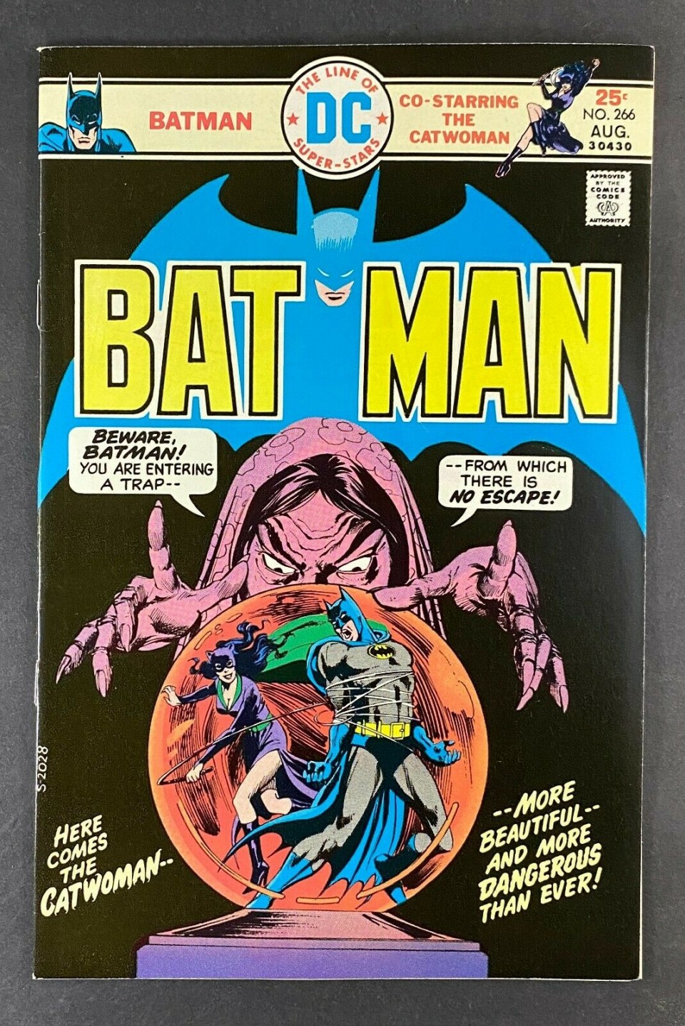 Batman (1940) #266 VF+ () Tatjana Wood Cover Catwoman Dick Giordano