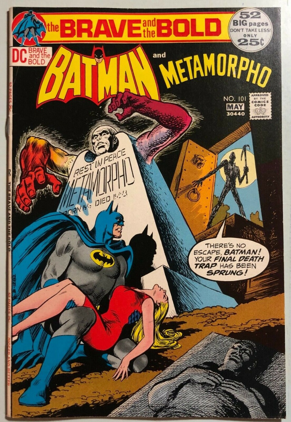 Brave and the Bold (1955) #101 NM- (9.2) Batman & Metamorpho