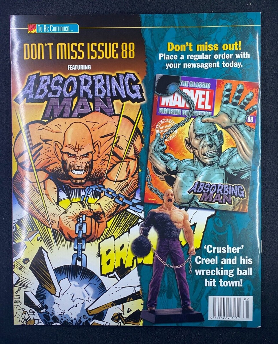  Classic Marvel Figurine Collection 87 Lady Deathstrike Magazine ONLY