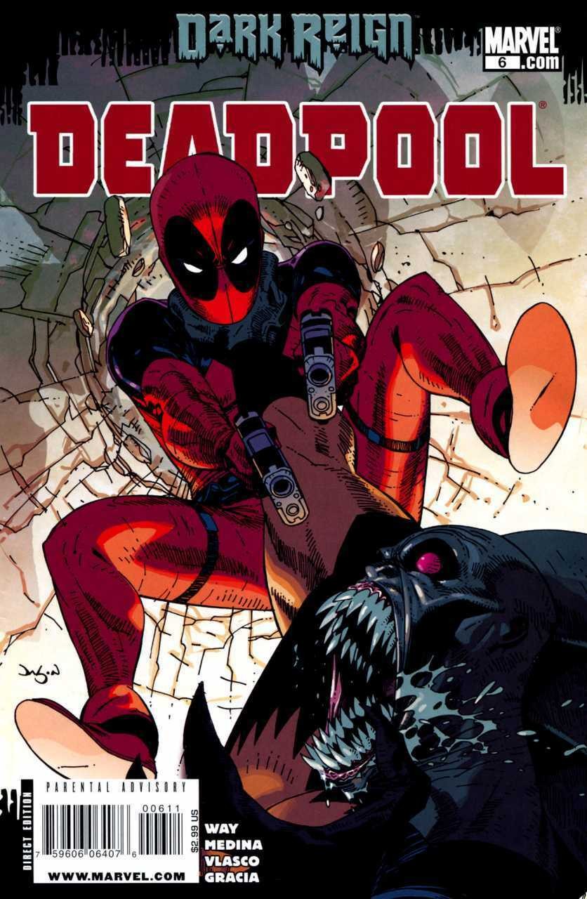 Pearson　Jason　Reign　#6　Dark　Deadpool　Cover　(2008)　VF/NM