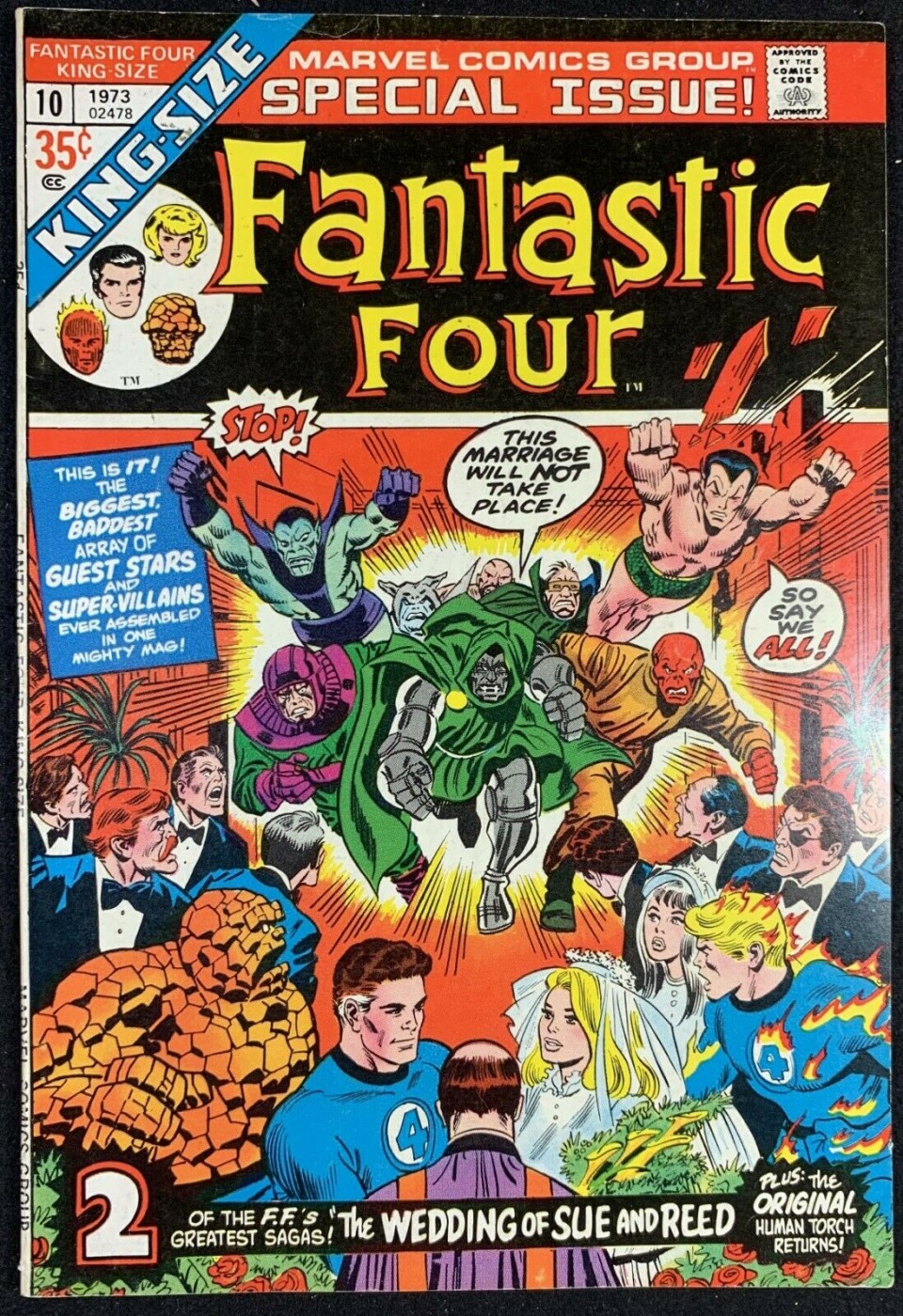 Fantastic Four Annual #1 VF 2014 Stock Image