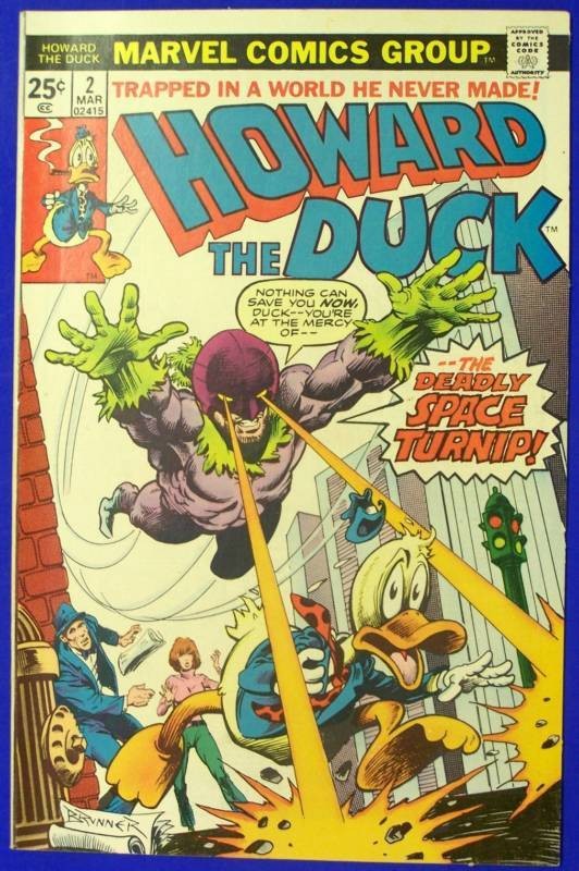 HOWARD THE DUCK #2 VF+ - Silver Age Comics