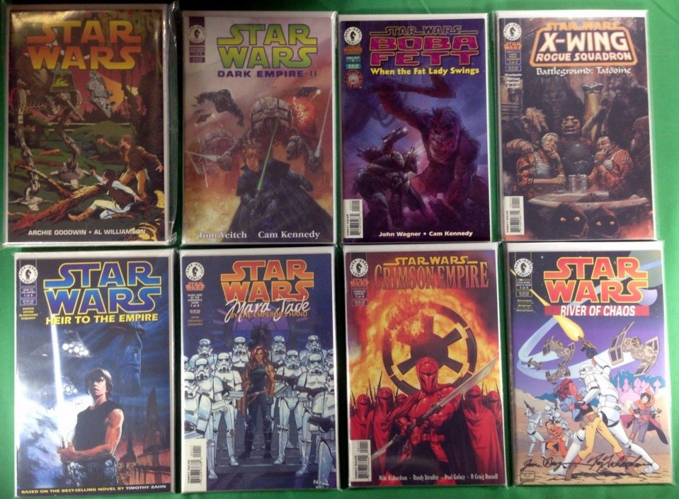STAR WARS X-WING SQUADRON REQUIEM FOR A ROGUE #1-4 VF NM  COMPLETE SET