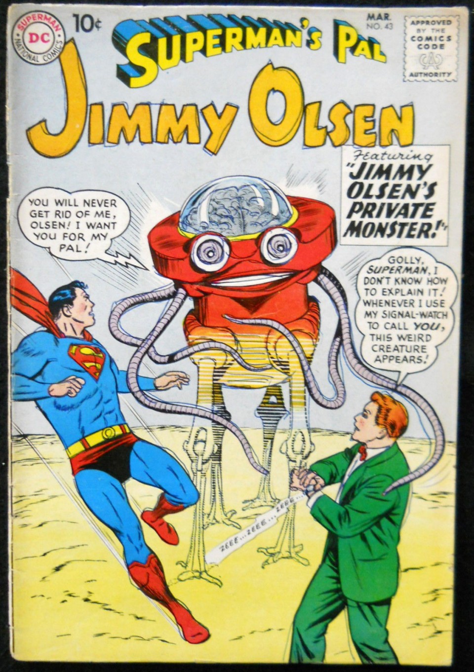 SUPERMAN'S PAL JIMMY OLSEN #43 GD - Silver Age Comics