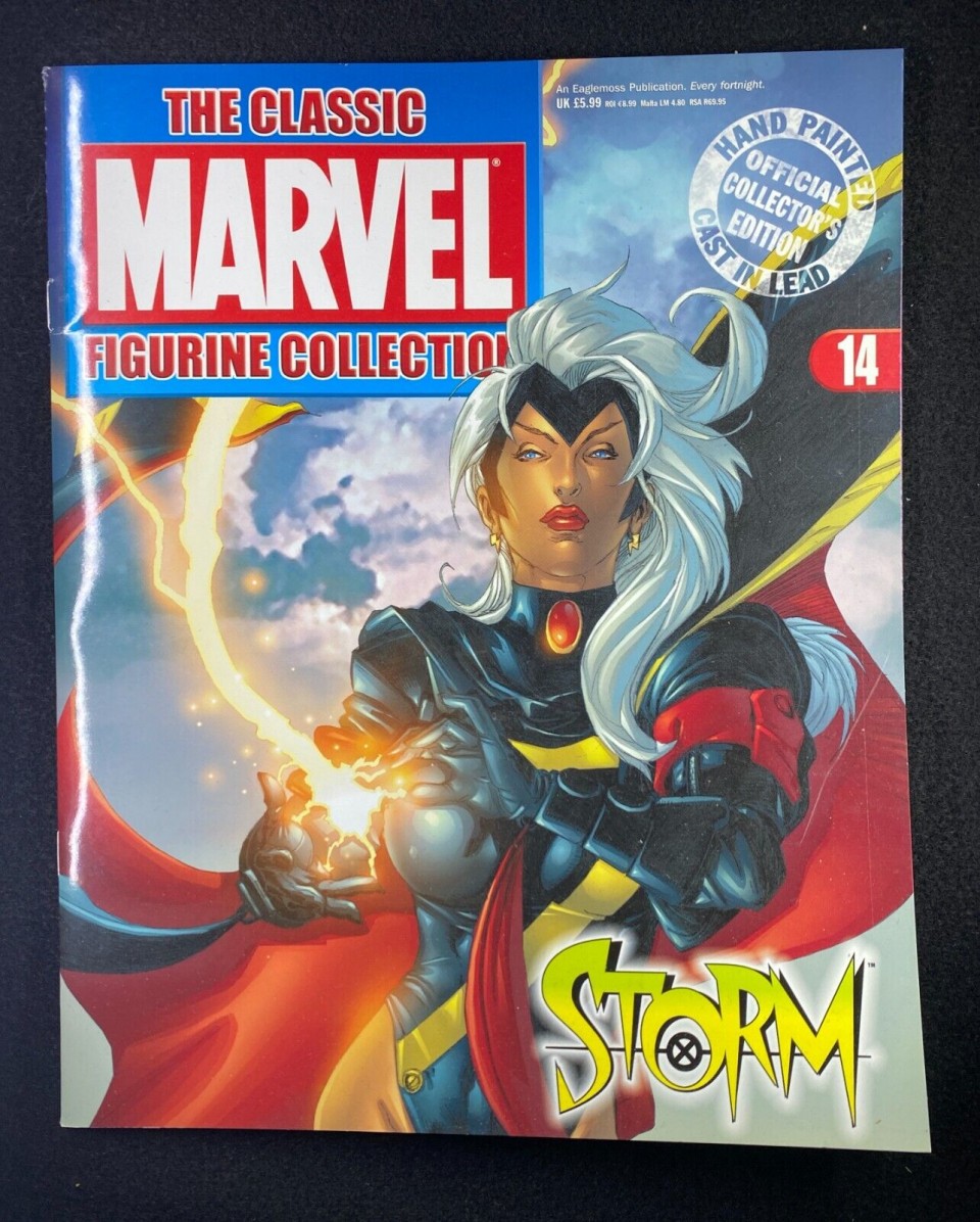  The Classic Marvel Figurine Collection 15 Storm Magazine ONLY Eaglemoss