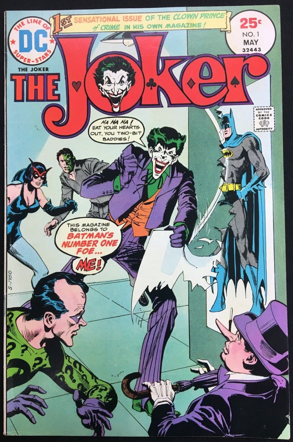 | The Joker (1975) #1 VF- (7.5) Batman Catwoman Two-Face Riddler ...