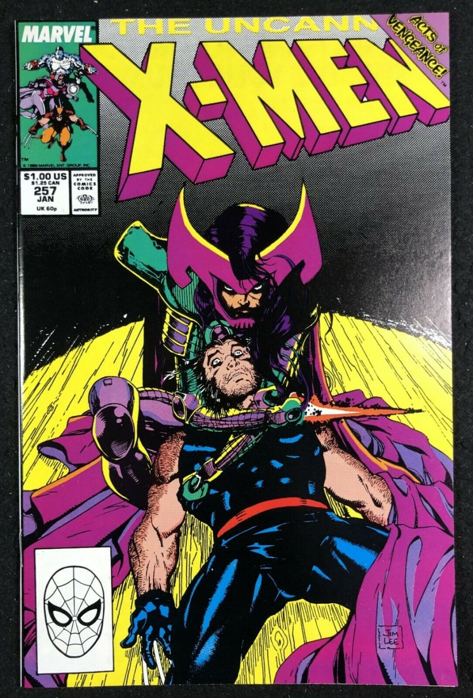 Uncanny X-Men (1963) #257 NM () 2nd appearance Psylocke Jim Lee art