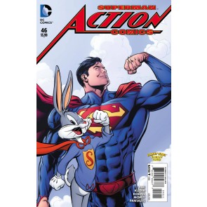 Action Comics (2011) #46 NM Neil Edwards Looney Tunes Variant Cover Bugs Bunny