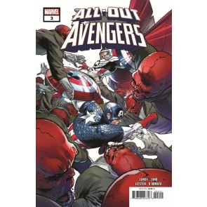 All-Out Avengers (2022) #3 NM Greg Land Captain America Falcon Red Skull Cover