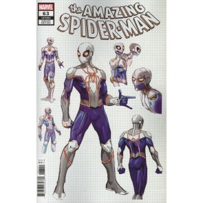 Amazing Spider-Man (2018) #63 (#864) VF/NM Dustin Weaver Design Variant Cover