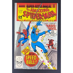 Amazing Spider-Man Annual (1964) #22 NM (9.4) 1st App Speedball Ron Frenz Cover