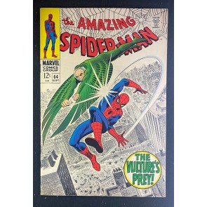 Amazing Spider-Man (1963) #64 VF (8.0) Vulture App John Romita Cover and Art