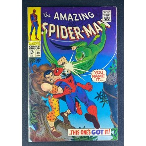 Amazing Spider-Man (1963) #49 FN (6.0) Kraven Vulture John Romita Sr sw
