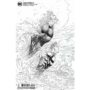 Aquamen (2022) #2 of 6 NM Jim Lee Sketch Variant Cover