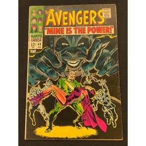 Avengers (1963) #49 FN (6.0) Magneto Scarlet Witch Quicksilver Cover