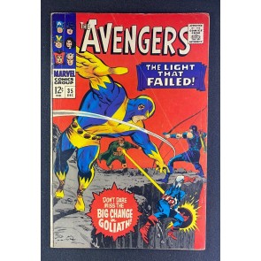 Avengers (1963) #35 VG+ (4.5) Don Heck Goliath