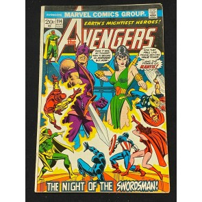 Avengers (1963) #114 FN (6.0) Swordsman Return 1st Mantis Cover