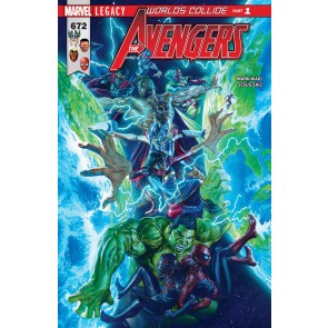 Avengers (2016) #672 VF/NM (9.0) World's Collide part 1 Alex Ross cover