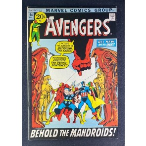 Avengers (1963) #94 FN/VF (7.0) Kree-Skrull War Neal Adams Cover