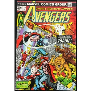 Avengers (1963) #120 VF (8.0) part 1 of 4 vs Zodiac