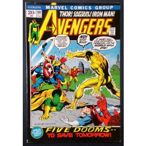 Avengers (1963) #101 FN/VF (7.0) Harlan Elison story