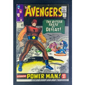 Avengers (1963) #21 FN (6.0) Don Heck 1st App Power Man Jack Kirby Cover