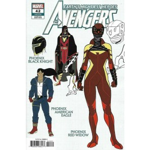 Avengers (2018) #42 VF/NM Javi Garron Design Variant Cover