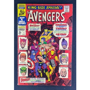 Avengers Annual (1967) #1 FN- (5.5) Don Heck