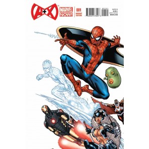 A+X (2012) #1 of 18 VF/NM-NM Ed McGuinness Variant Cover Avengers X-Men
