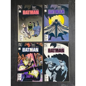 Batman (1940) #'s 404 405 406 407 Complete FN+ (6.5) "Year One" Lot Frank Miller