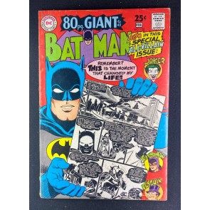 Batman (1940) #198 VG/FN (5.0) Bob Kane Art 80pg Giant (G-43) Joker