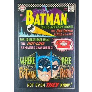 Batman (1940) #184 GD (2.0) Sheldon Moldoff Carmine Infantino Robin