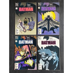 Batman (1940) #'s 404 405 406 407 Complete VF+ (8.5) "Year One" Lot Frank Miller